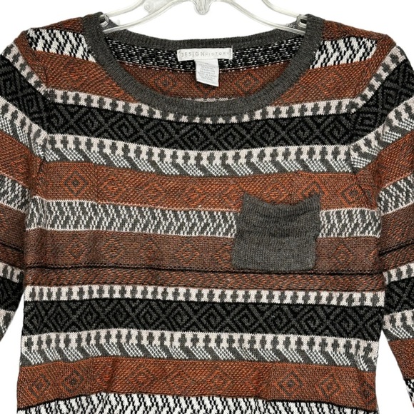 Vintage Design History Wool Blend Sweater - Picture 2 of 5